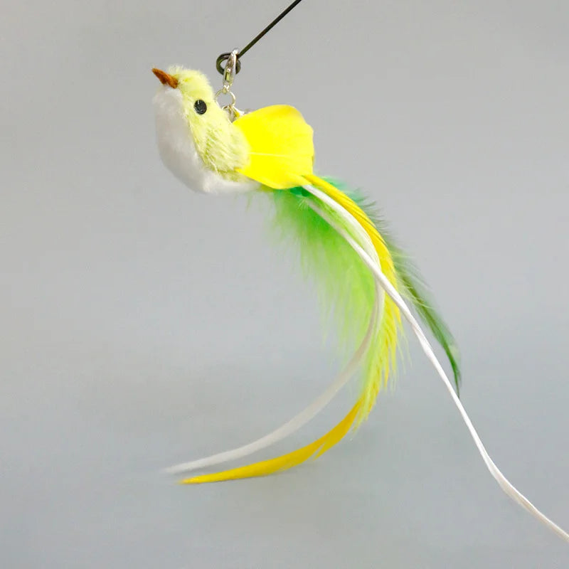 Handsfree Feather Cat Wand — Suction Cup Base