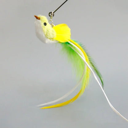 Handsfree Feather Cat Wand — Suction Cup Base
