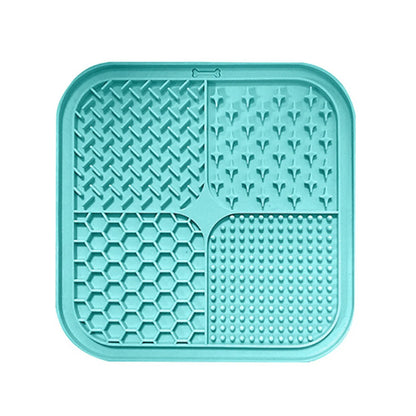 Silicone Cat Lick Mat — Slow Feeder Pad with Suction Cup