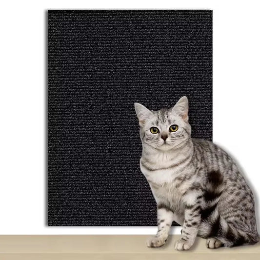 Self-Adhesive Cat Scratcher Mat — Trimmable Scratch Pad