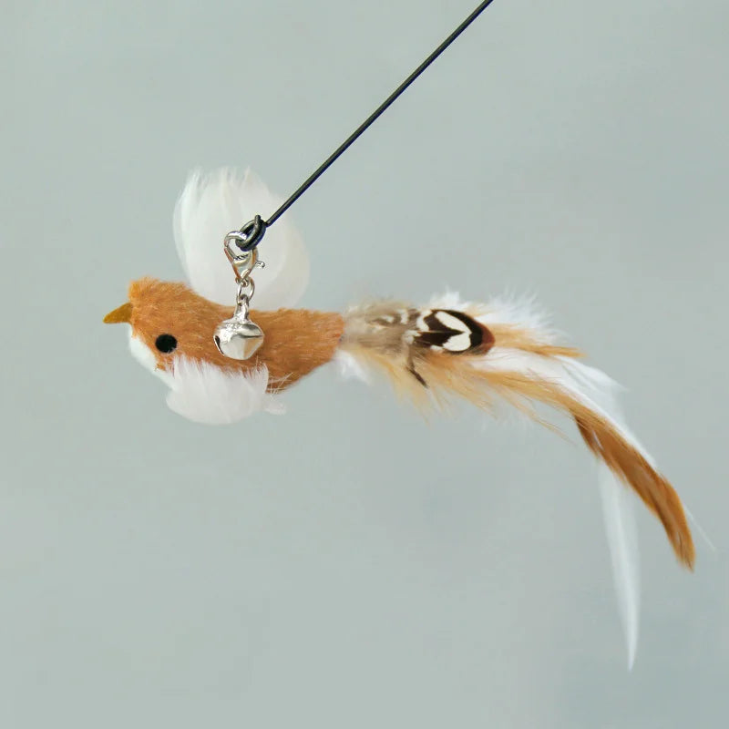 Handsfree Feather Cat Wand — Suction Cup Base