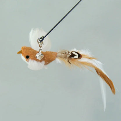Handsfree Feather Cat Wand — Suction Cup Base