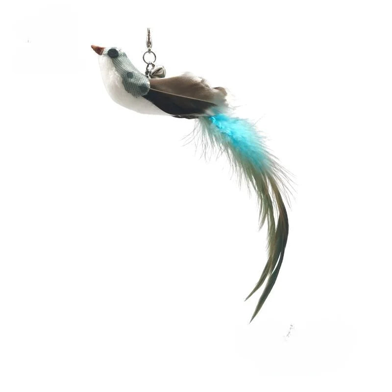Handsfree Feather Cat Wand — Suction Cup Base