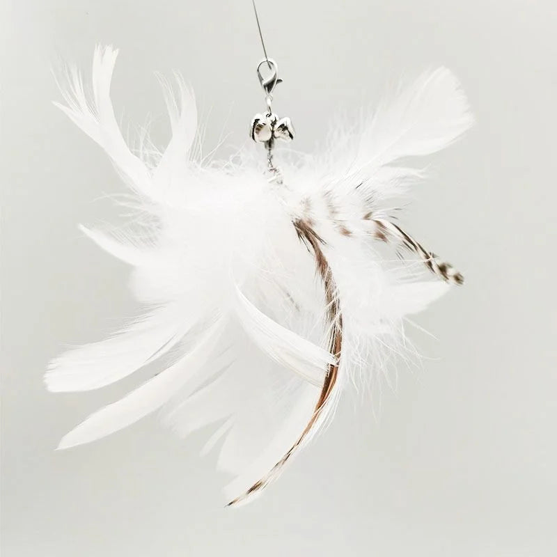 Handsfree Feather Cat Wand — Suction Cup Base