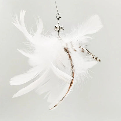 Handsfree Feather Cat Wand — Suction Cup Base