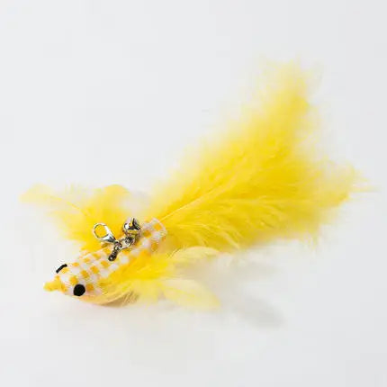 Handsfree Feather Cat Wand — Suction Cup Base