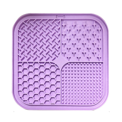 Silicone Cat Lick Mat — Slow Feeder Pad with Suction Cup