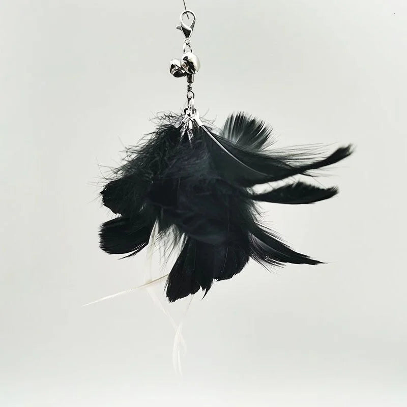 Handsfree Feather Cat Wand — Suction Cup Base