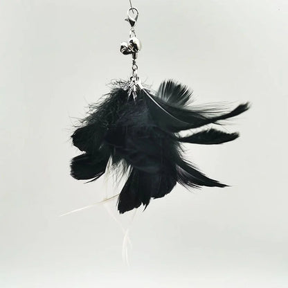 Handsfree Feather Cat Wand — Suction Cup Base