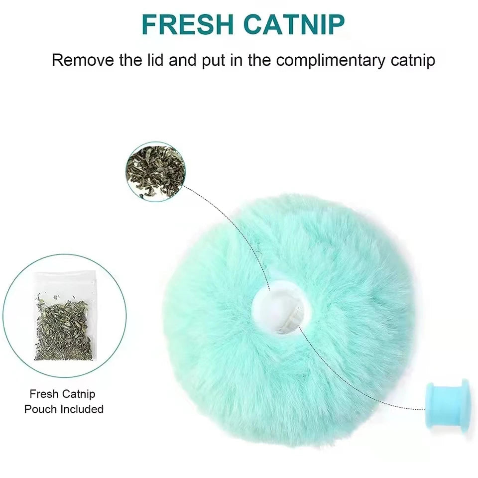 Smart Interactive Cat Ball — Catnip & Touch-Activated Sound