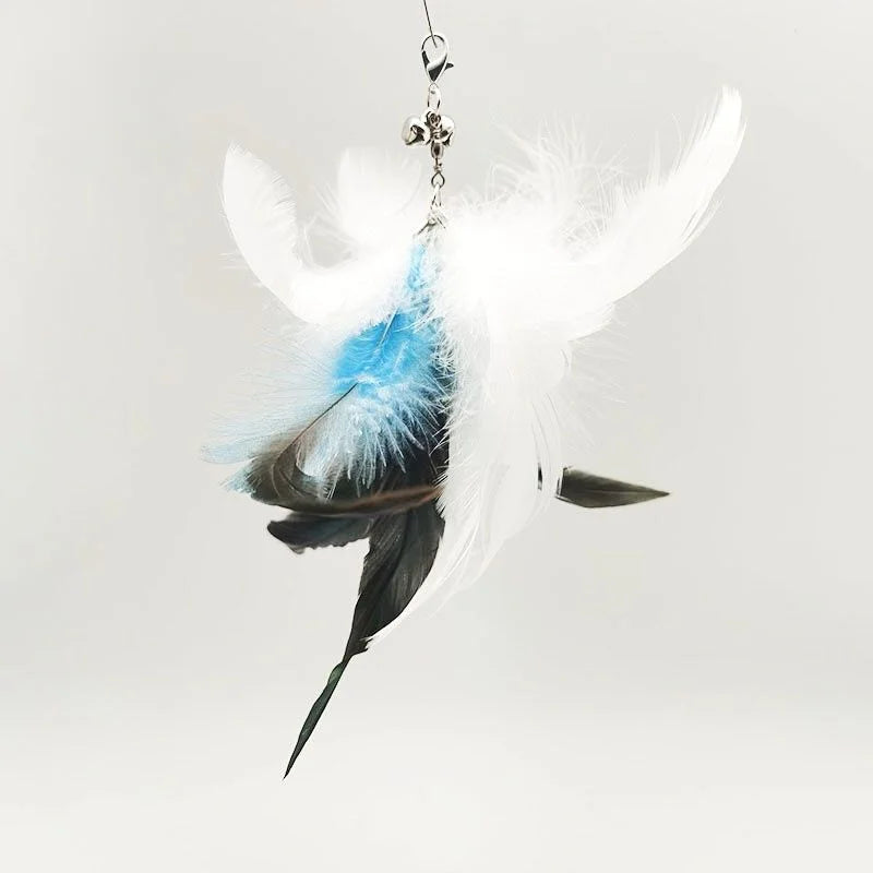 Handsfree Feather Cat Wand — Suction Cup Base
