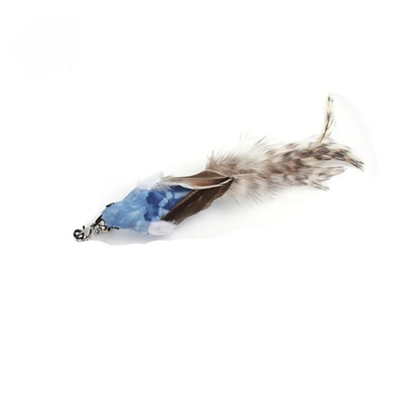 Handsfree Feather Cat Wand — Suction Cup Base