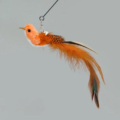 Handsfree Feather Cat Wand — Suction Cup Base