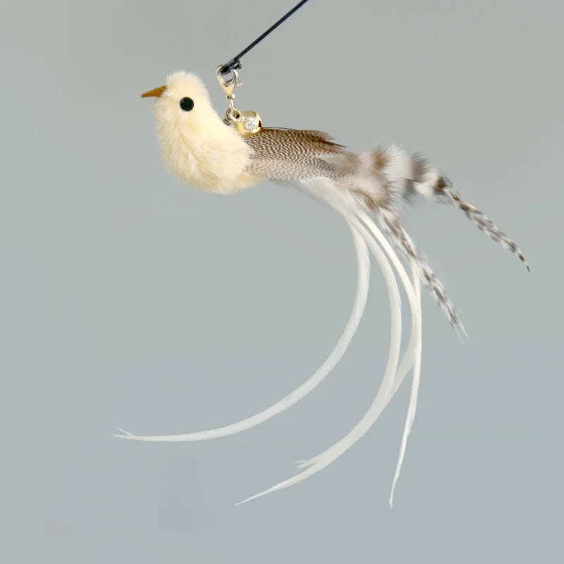 Handsfree Feather Cat Wand — Suction Cup Base