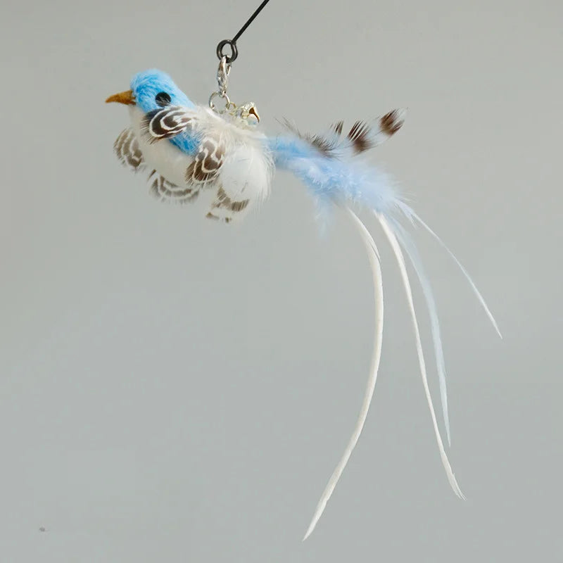 Handsfree Feather Cat Wand — Suction Cup Base