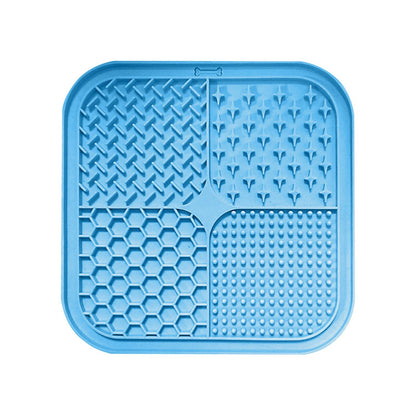 Silicone Cat Lick Mat — Slow Feeder Pad with Suction Cup
