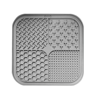Silicone Cat Lick Mat — Slow Feeder Pad with Suction Cup