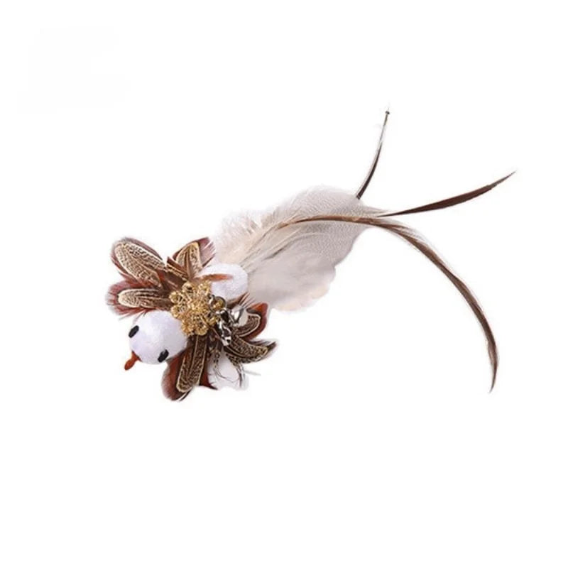 Handsfree Feather Cat Wand — Suction Cup Base