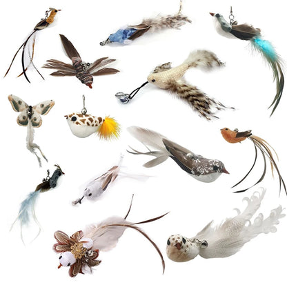 Handsfree Feather Cat Wand — Suction Cup Base