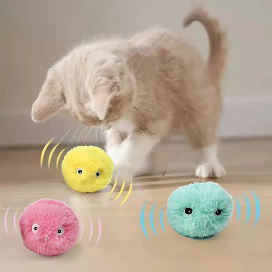 Smart Interactive Cat Ball — Catnip & Touch-Activated Sound