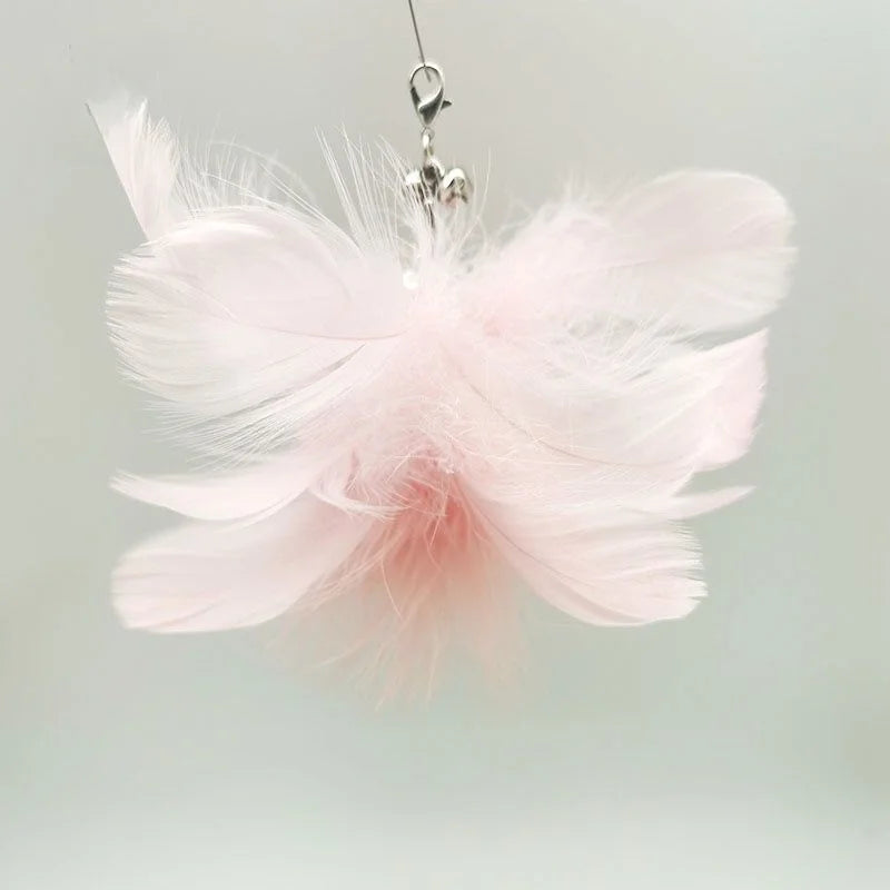 Handsfree Feather Cat Wand — Suction Cup Base