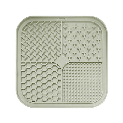 Silicone Cat Lick Mat — Slow Feeder Pad with Suction Cup